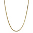Gouden lengtecollier gourmet 53 cm 14 karaat