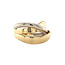 Gouden ring bicolour 14 karaat