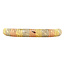Tricolour gold bracelet 18 cm 14 karat
