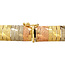 Tricolour gold bracelet 18 cm 14 karat