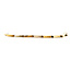 Bicolour gold bracelet 19 cm 14 kt
