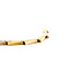 Bicolour gold bracelet 19 cm 14 kt