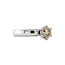 Witgouden solitair ring met diamant 14 karaat