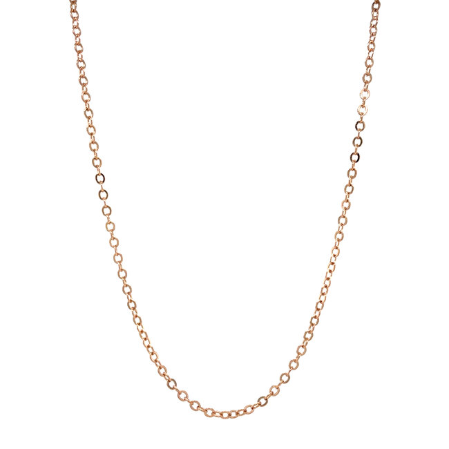 Roségoldene Ankerkette 64,5 cm 14 Karat