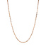 Rose gold length necklace anchor 64.5 cm 14 karat