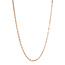 Rose gold length necklace anchor 64.5 cm 14 karat