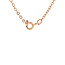 Rose gold length necklace anchor 64.5 cm 14 karat