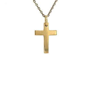 Gouden kruis hanger