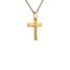 Gold cross pendant 18 karat