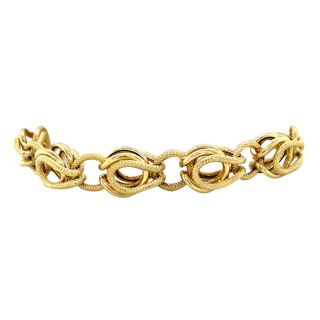 Goldenes Armband 20,5 cm 14 Karat