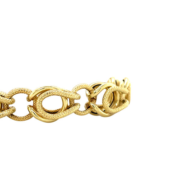 Golden bracelet 20.5 cm 14 karat