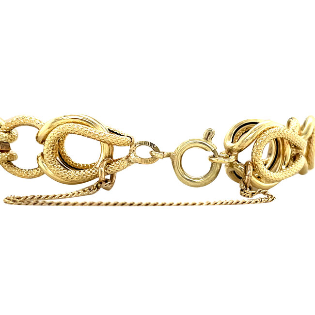 Goldenes Armband 20,5 cm 14 Karat