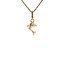 Gouden dolfijn hanger 14 karaat