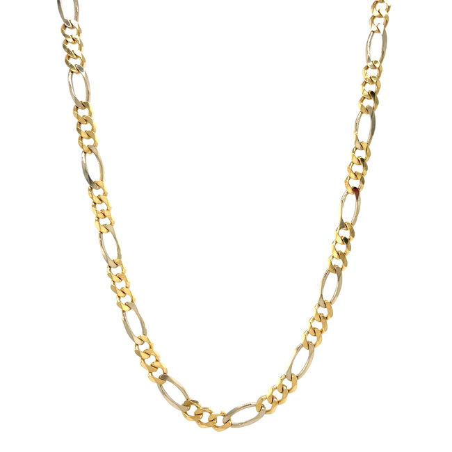 Goldenes Figaro-Collier 60,5 cm 14 Karat