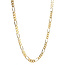 Goldenes Figaro-Collier 60,5 cm 14 Karat