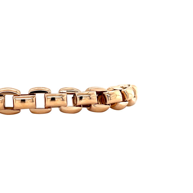 Roségoldenes Fope-Armband 19 cm 18 Karat