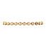 Gold tennis bracelet with diamond 14 karat