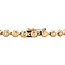 Gold tennis bracelet with diamond 14 karat