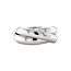 Witgouden trinity ring 18 krt