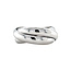 Witgouden trinity ring 18 krt