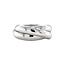 Witgouden trinity ring 18 krt