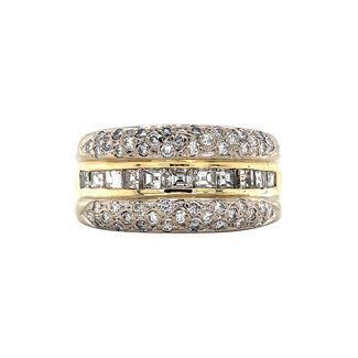 Gouden ring met diamant