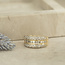 Gold ring with diamond 18 karat