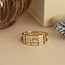 Gouden ring met diamant 18 karaat