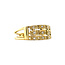 Gouden ring met diamant 18 karaat