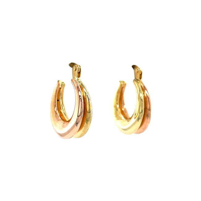 Gouden oorringen 18 karaat