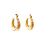 Gold earrings 18 karat