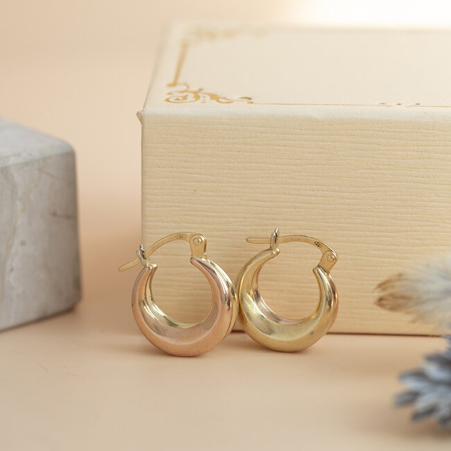 Gold earrings 18 karat