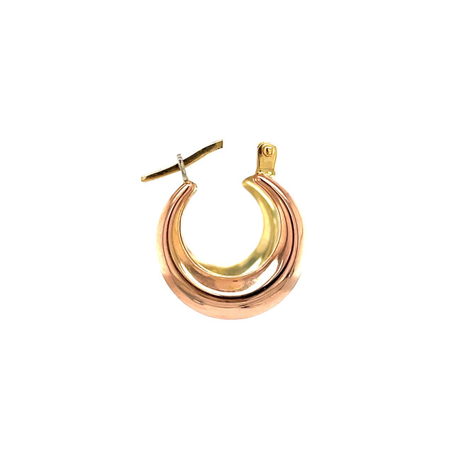 Gouden oorringen 18 karaat