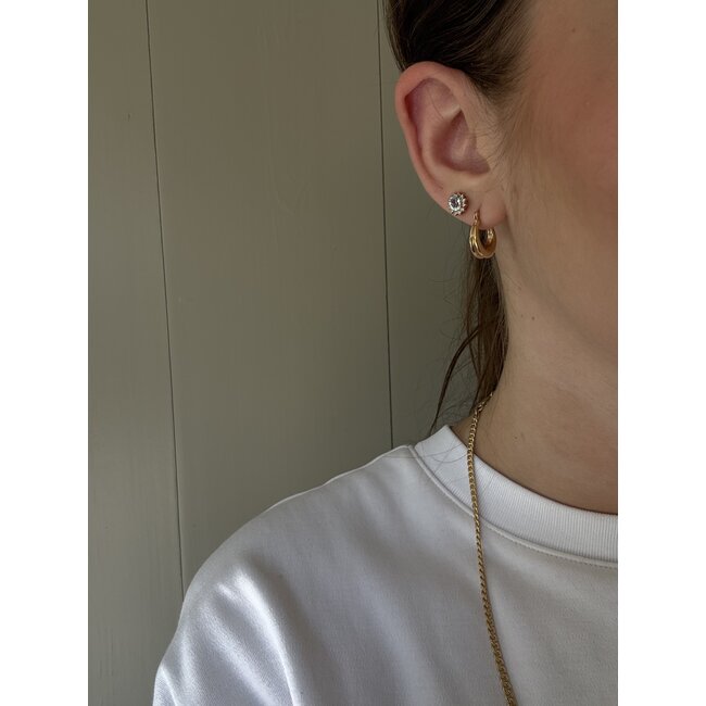 Gold earrings 18 karat