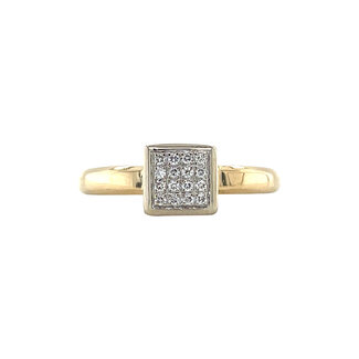 Gouden ring met diamant