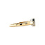 Gouden ring met diamant 14 karaat