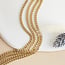 Goldenes Gourmet-Collier 60,5 cm 14 Karat