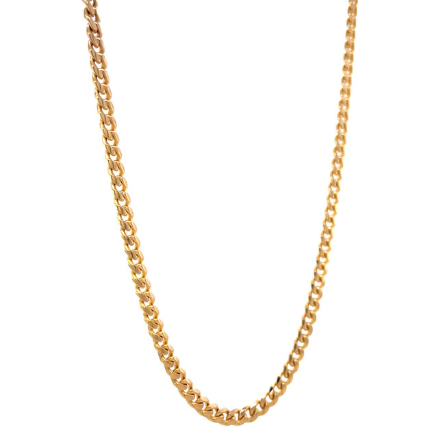 Goldenes Gourmet-Collier 60,5 cm 14 Karat