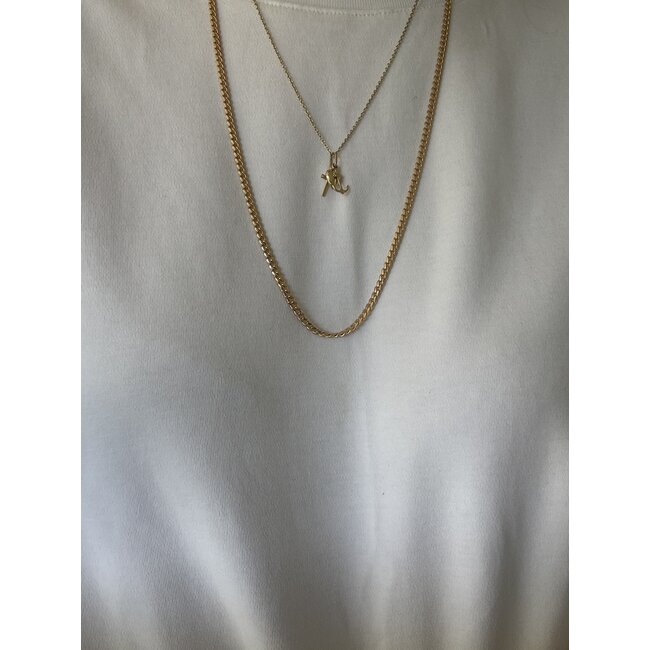 Goldenes Gourmet-Collier 60,5 cm 14 Karat