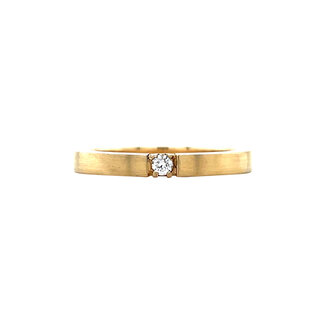 Gouden ring met diamant