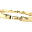 Gouden gladde bangle 14 karaat