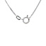 Weißgoldenes Collier mit Diamantanhänger 14 Karat