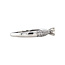 White gold ring with diamond 14 karat