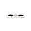 White gold ring with diamond 14 karat