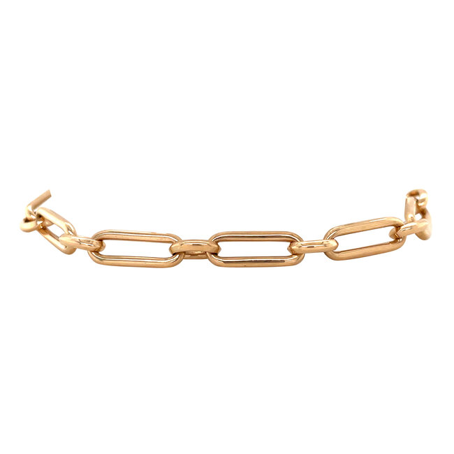 Roségoldenes Armband 19 cm 14 Karat