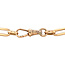Rose gold bracelet 19 cm 14 karat