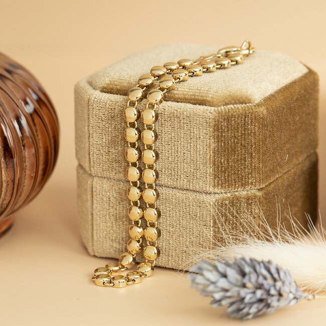 Goldenes Armband 19 cm 18 Karat