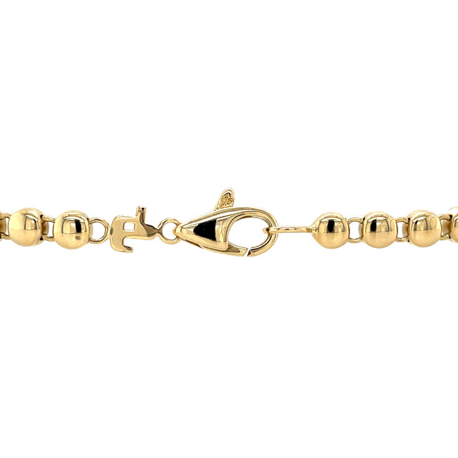 Golden bracelet 19 cm 18 karat