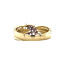 Gouden ring met zirkonia 14 karaat