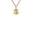 Gold pendant with diamond 14 karat